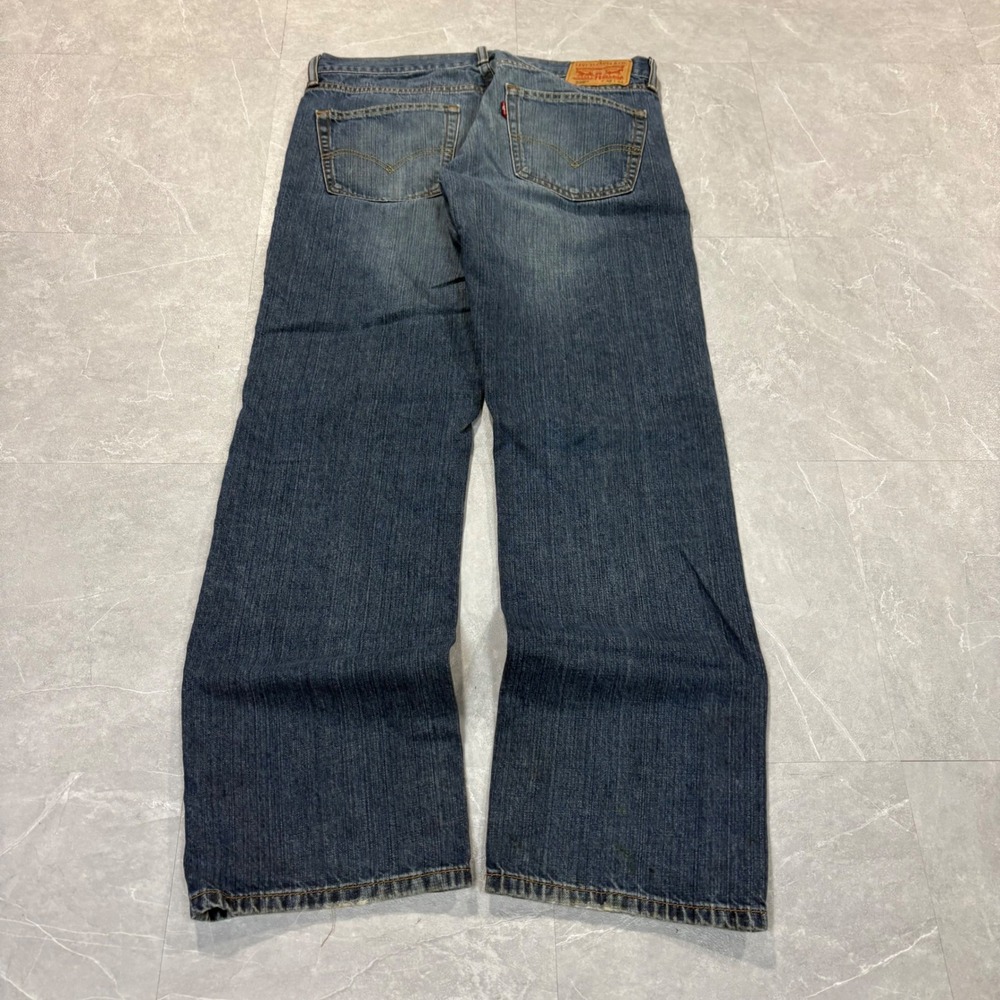 Levis 559 Relaxed Straight Jeans Mens 33x32 Blue Denim Medium Wash 4461